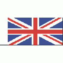 GB01 National Flag Union Jack Size D 50mm